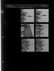 Rising of a common white supremacist symbol, the Confederate Flag (6 Negatives), April 11-12, 1961 [Sleeve 29, Folder d, Box 26]